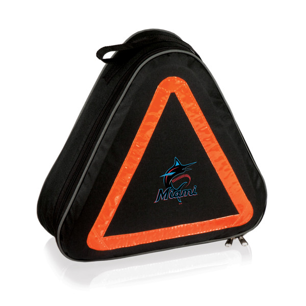 Miami Marlins Roadside Emergency Car Kit (Black with Orange Accents)
