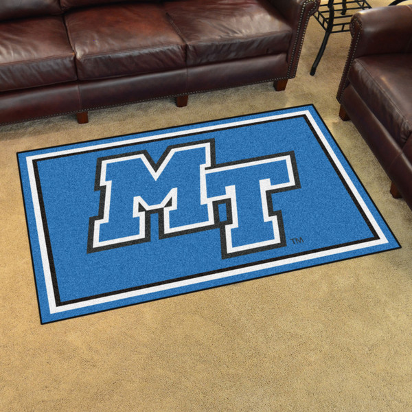 Middle Tennessee State University 4x6 Rug 44"x71"