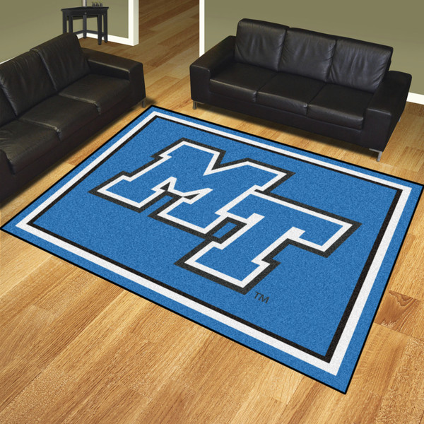 Middle Tennessee State University 8x10 Rug 87"x117"