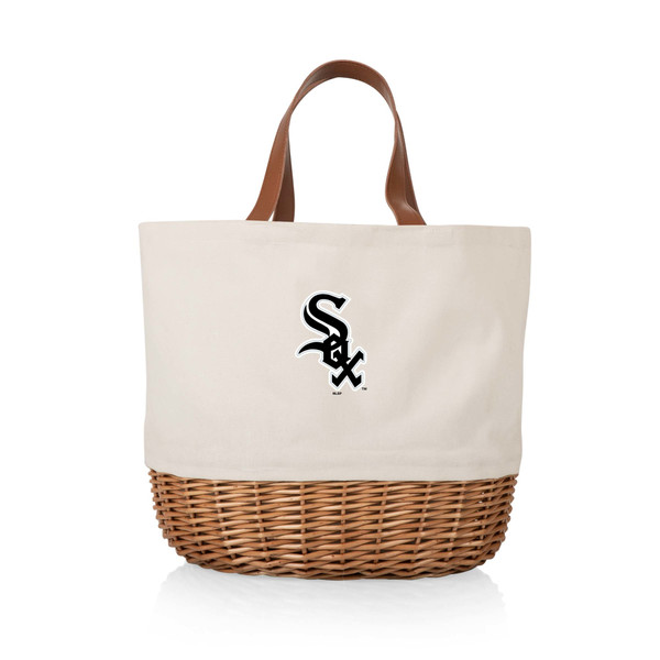 Chicago White Sox Promenade Picnic Basket (Beige Canvas)