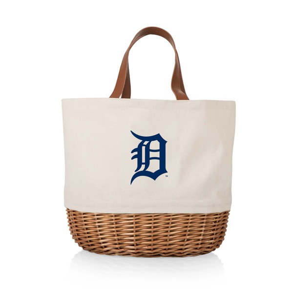 Detroit Tigers Promenade Picnic Basket (Beige Canvas)