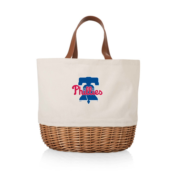 Philadelphia Phillies Promenade Picnic Basket (Beige Canvas)