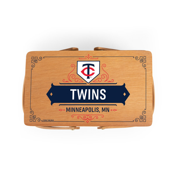 Minnesota Twins Poppy Personal Picnic Basket (Beige)