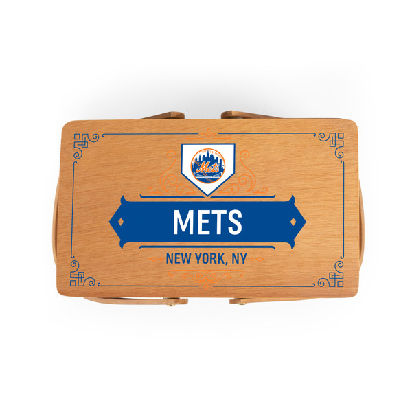 New York Mets Poppy Personal Picnic Basket (Beige)