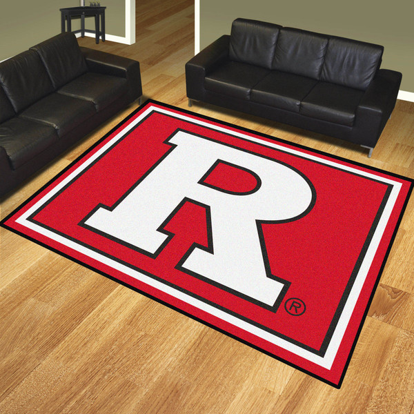 Rutgers University 8x10 Rug 87"x117"