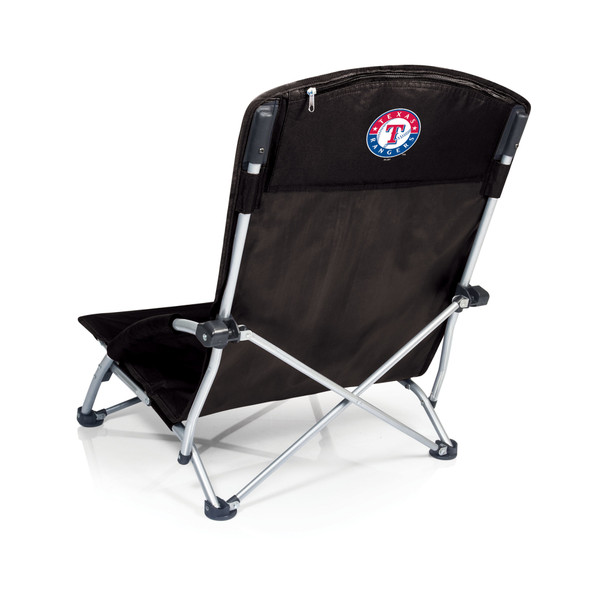 Texas Rangers Tranquility Beach Chair with Carry Bag (Black)