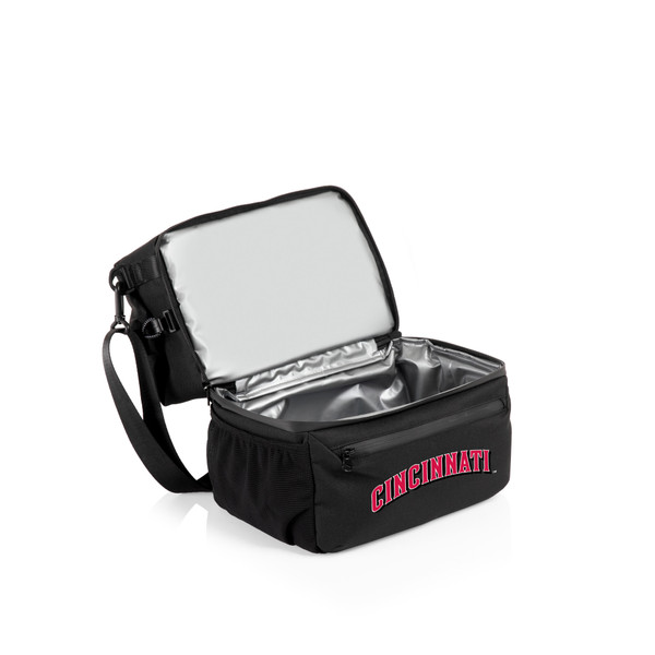 Cincinnati Reds Tarana Lunch Bag Cooler with Utensils (Carbon Black)