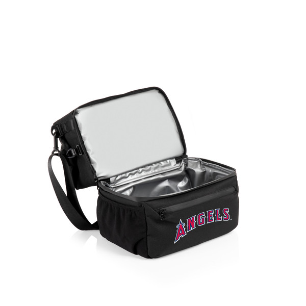 Los Angeles Angels Tarana Lunch Bag Cooler with Utensils (Carbon Black)