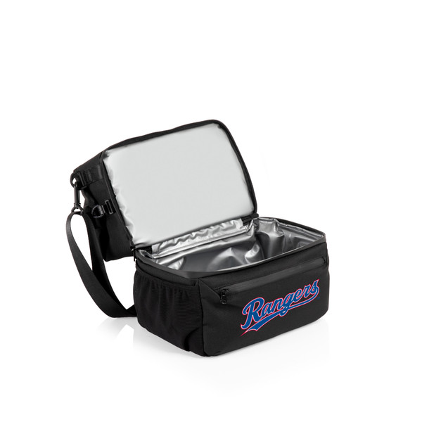 Texas Rangers Tarana Lunch Bag Cooler with Utensils (Carbon Black)