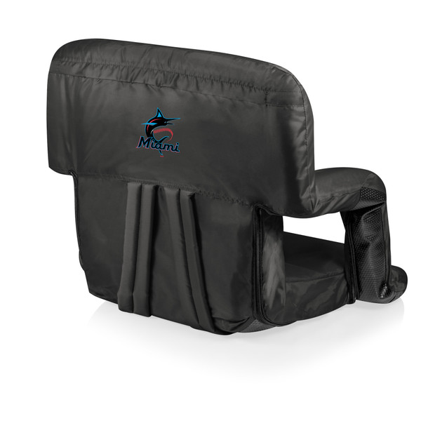 Miami Marlins Ventura Portable Reclining Stadium Seat (Black)