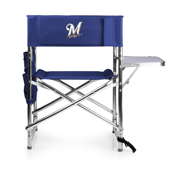 Milwaukee Brewers Sports Chair (Navy Blue)