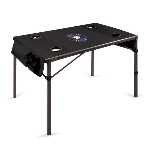 Houston Astros Travel Table Portable Folding Table (Black)