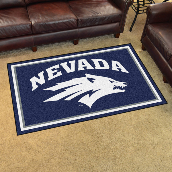 University of Nevada 4x6 Rug 44"x71"