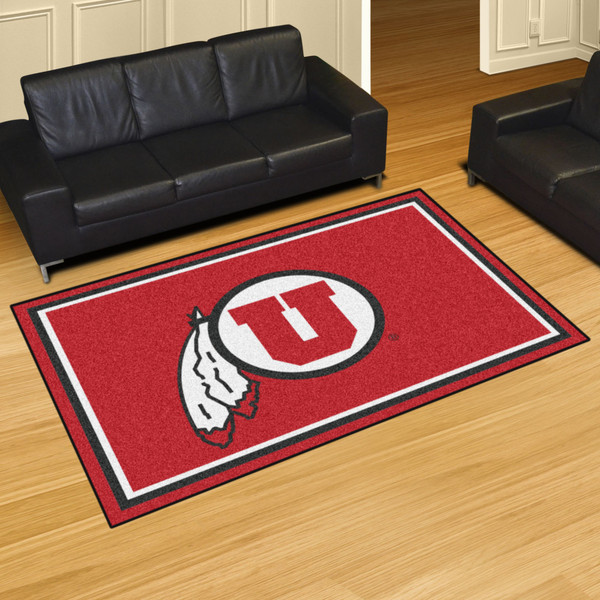 University of Utah 5x8 Rug 59.5"x88"