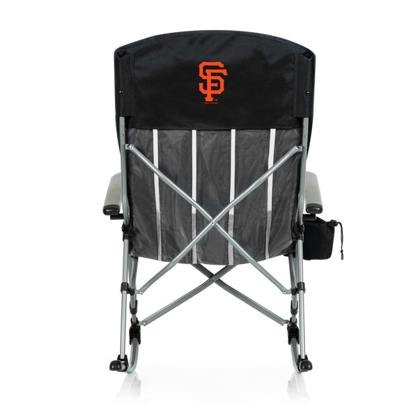 San Francisco Giants Outdoor Rocking Camp Chair (Black)