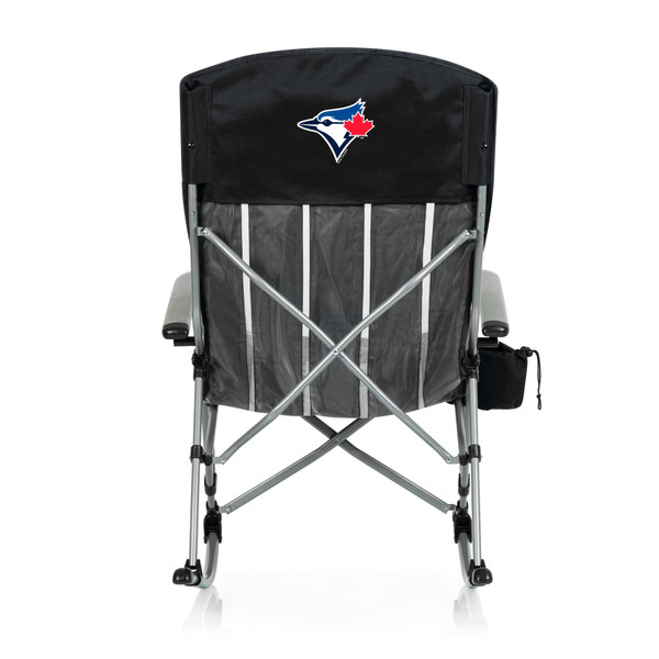 Toronto Blue Jays Outdoor Rocking Camp Chair (Black)