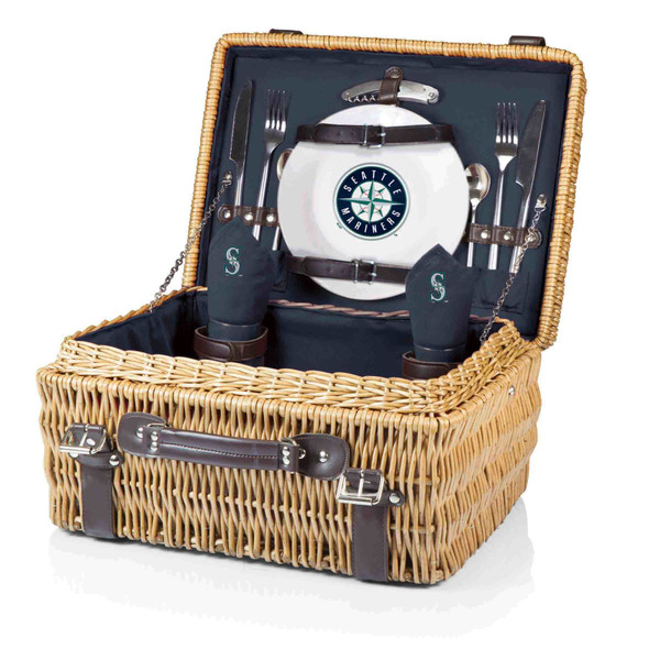 Seattle Mariners Champion Picnic Basket (Navy Blue)