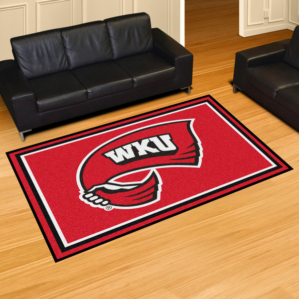 Western Kentucky University 5x8 Rug 59.5"x88"