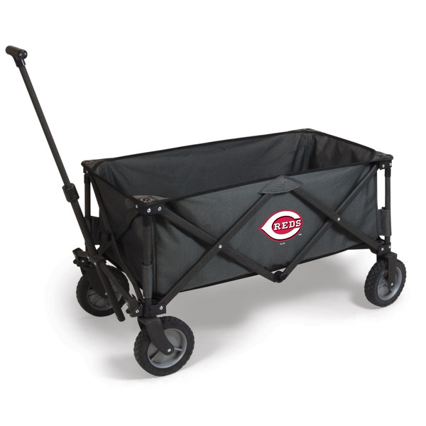 Cincinnati Reds Adventure Wagon Portable Utility Wagon (Dark Gray)