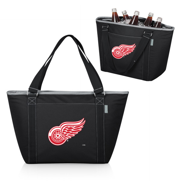 Detroit Red Wings Topanga Cooler Tote Bag, (Black)