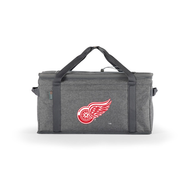 Detroit Red Wings 64 Can Collapsible Cooler, (Heathered Gray)