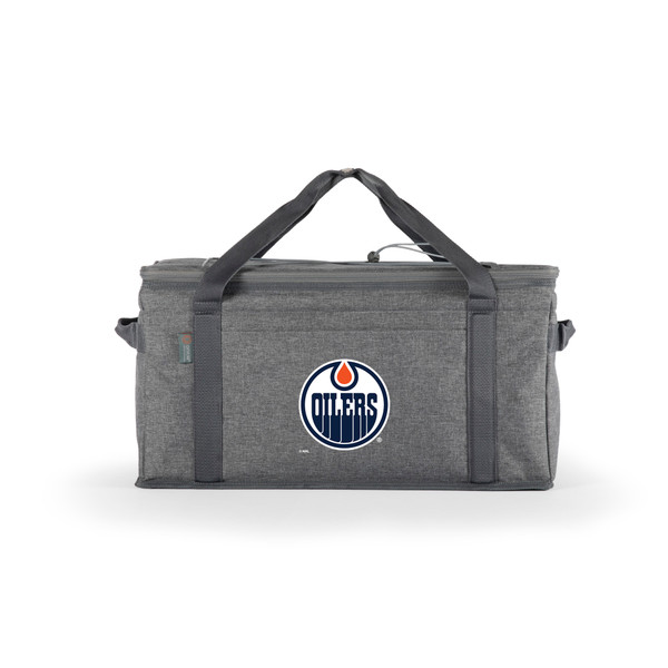 Edmonton Oilers 64 Can Collapsible Cooler, (Heathered Gray)