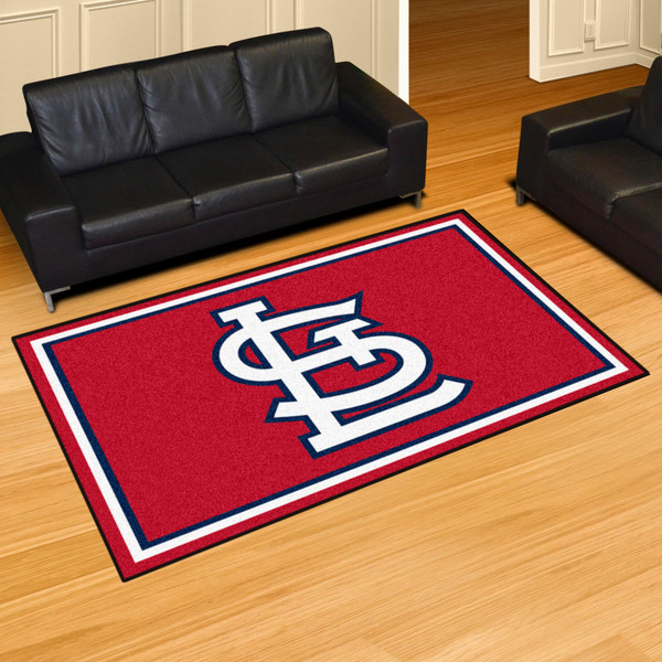 MLB - St. Louis Cardinals 5x8 Rug 59.5"x88"