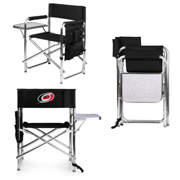 Carolina Hurricanes Sports Chair, (Black)