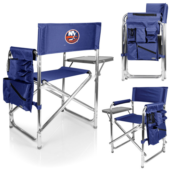 New York Islanders Sports Chair, (Navy Blue)