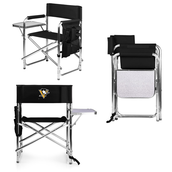 Pittsburgh Penguins Sports Chair, (Black)