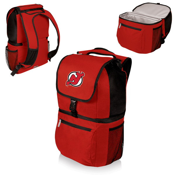 New Jersey Devils Zuma Backpack Cooler, (Red)