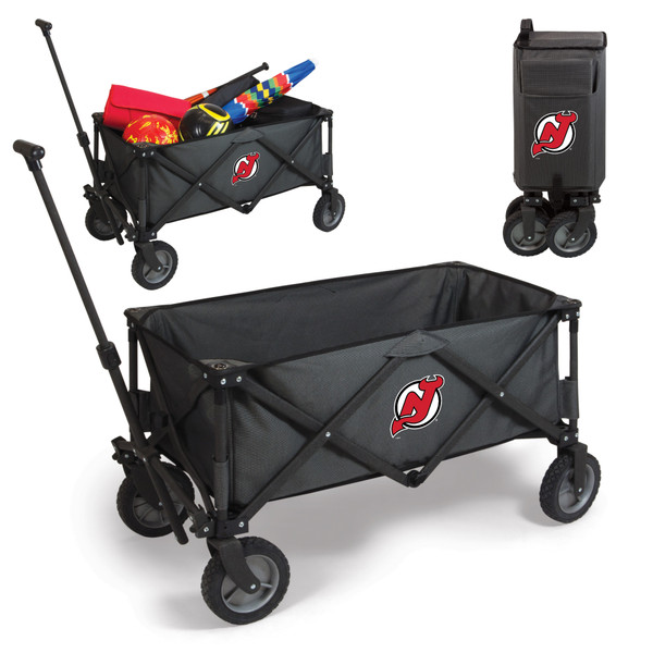 New Jersey Devils Adventure Wagon Portable Utility Wagon, (Dark Gray)