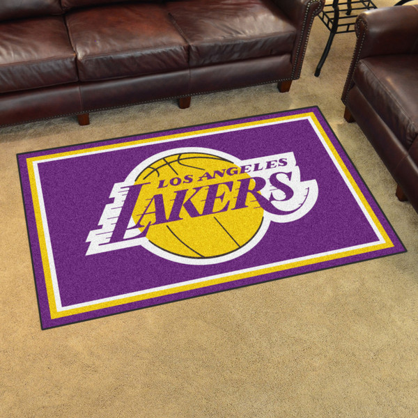 NBA - Los Angeles Lakers 4x6 Rug 44"x71"