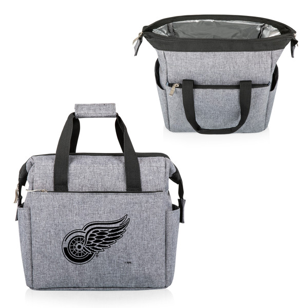 Detroit Red Wings On The Go Lunch Bag Cooler, (Heathered Gray)