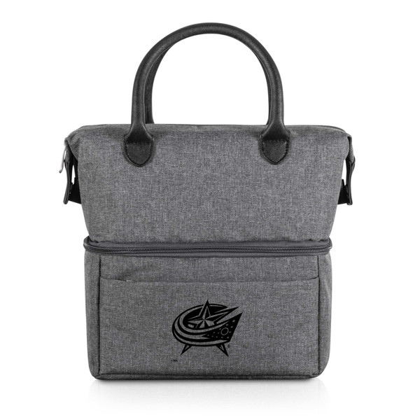 Columbus Blue Jackets Urban Lunch Bag Cooler, (Gray with Black Accents)