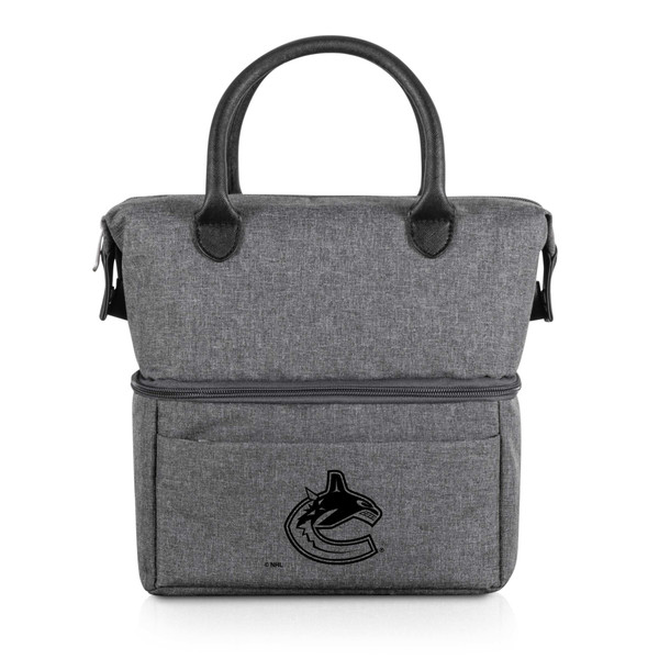 Vancouver Canucks Urban Lunch Bag Cooler, (Gray with Black Accents)