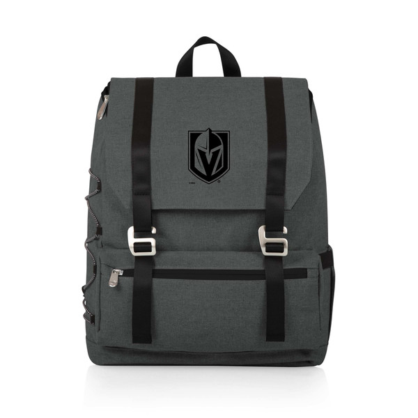 Vegas Golden Knights On The Go Traverse Backpack Cooler, (Heathered Gray)