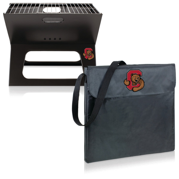 Cornell Big Red X-Grill Portable Charcoal BBQ Grill, (Black)