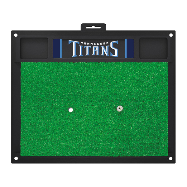 Tennessee Titans Golf Hitting Mat "Tennessee Titans" Wordmark Navy
