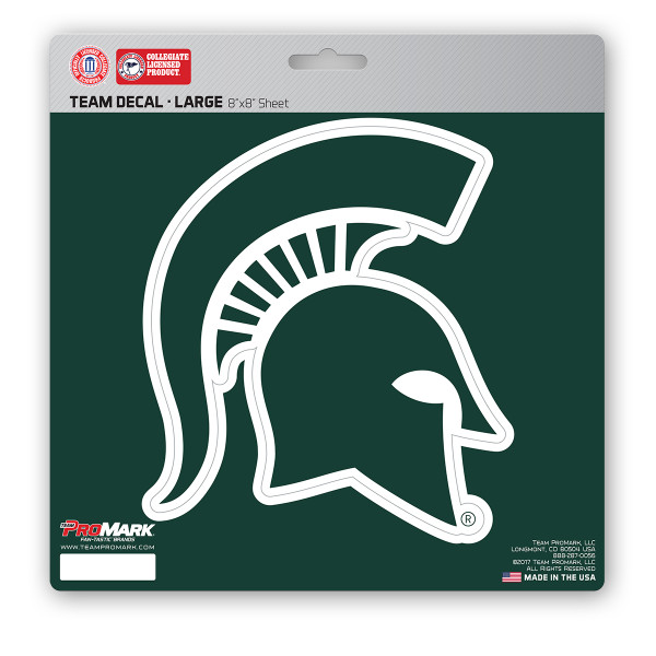 Michigan State Spartans Large Decal "Spartan Helmet" Logo
