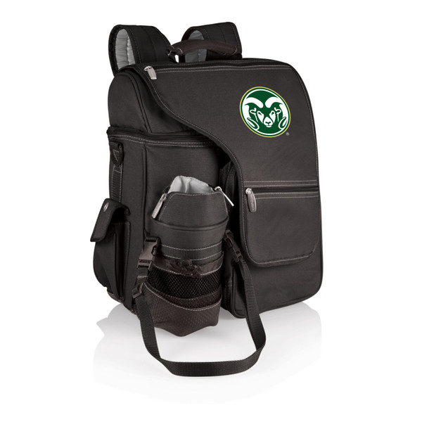 Colorado State Rams Turismo Travel Backpack Cooler, (Black)
