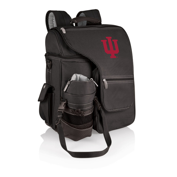 Indiana Hoosiers Turismo Travel Backpack Cooler, (Black)