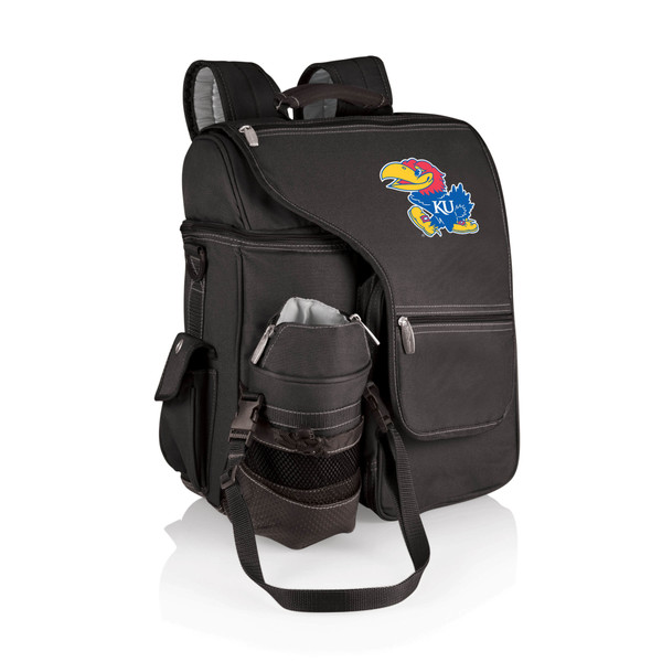 Kansas Jayhawks Turismo Travel Backpack Cooler, (Black)