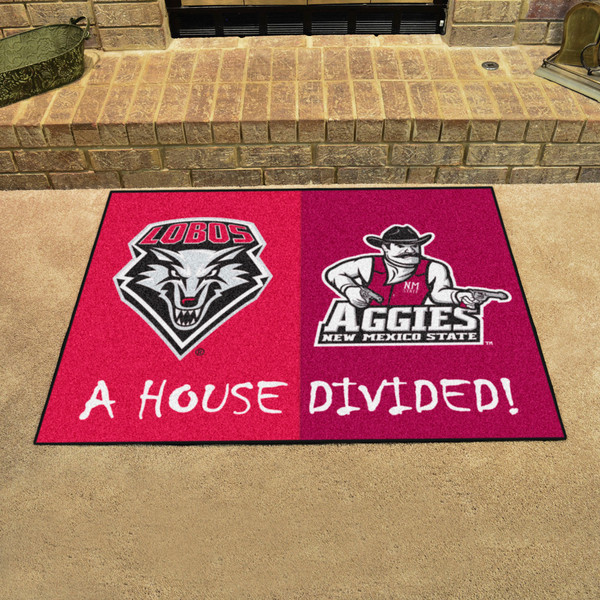 House Divided - New Mexico / New Mexico State House Divided Mat 33.75"x42.5"