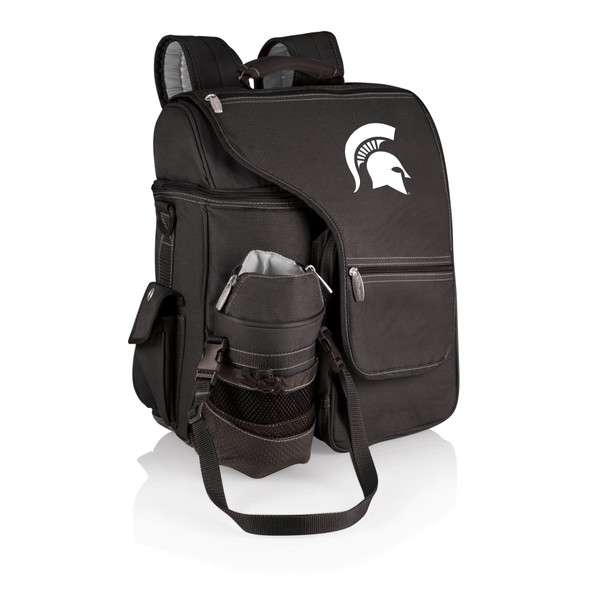 Michigan State Spartans Turismo Travel Backpack Cooler, (Black)