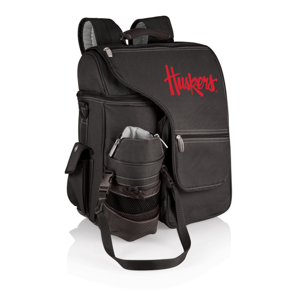 Nebraska Cornhuskers Turismo Travel Backpack Cooler, (Black)