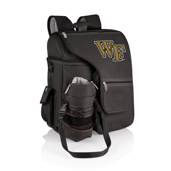 Wake Forest Demon Deacons Turismo Travel Backpack Cooler, (Black)