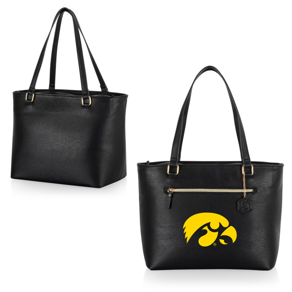 Iowa Hawkeyes Uptown Cooler Tote Bag, (Black)