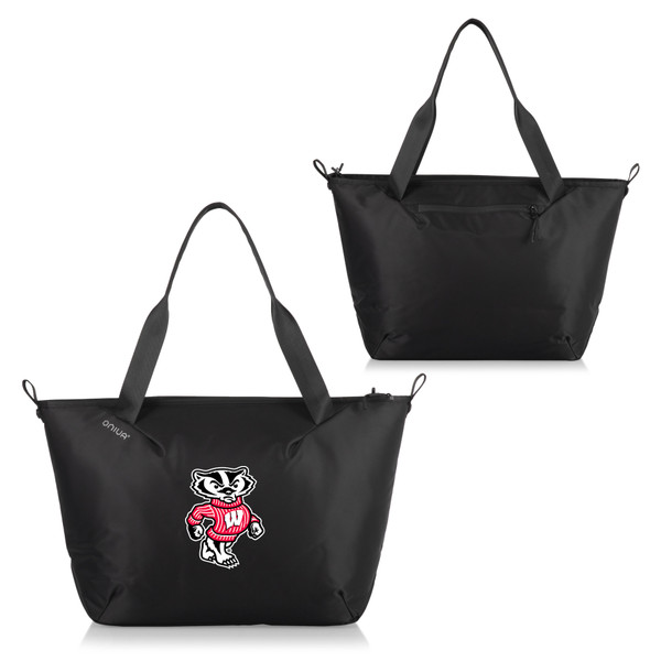 Wisconsin Badgers Tarana Cooler Tote Bag, (Carbon Black)