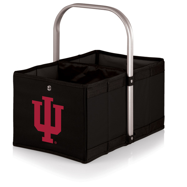 Indiana Hoosiers Urban Basket Collapsible Tote, (Black)